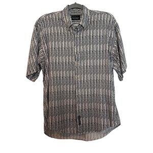 Greg Norman Collection Full Button Down Short Sleeve Shirt Sz. M